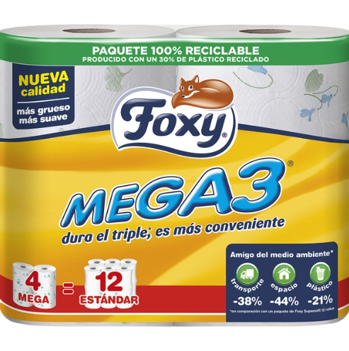 HIGIÉNICO FOXY MEGA3