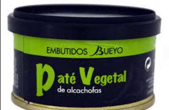 BUEYO PATE VEGETAL ALCACHOFAS
