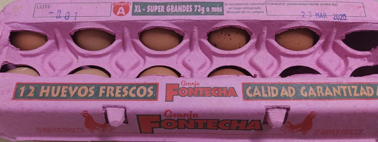 HUEVOS XL DOCENA