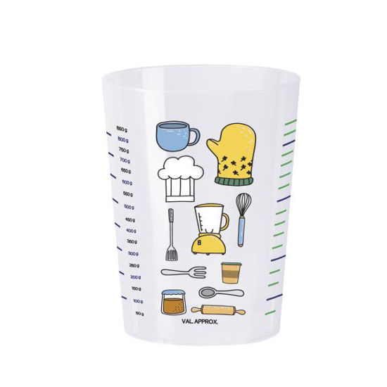 VASO MEDIDOR 900CC DECORADO